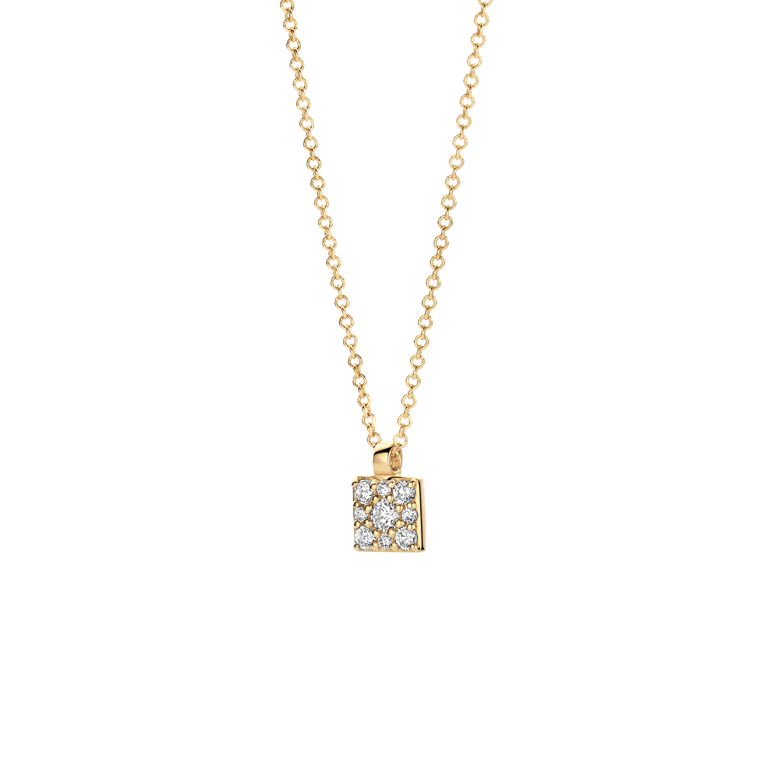 Blush Collier met zirkonia 42cm | 3205YZI