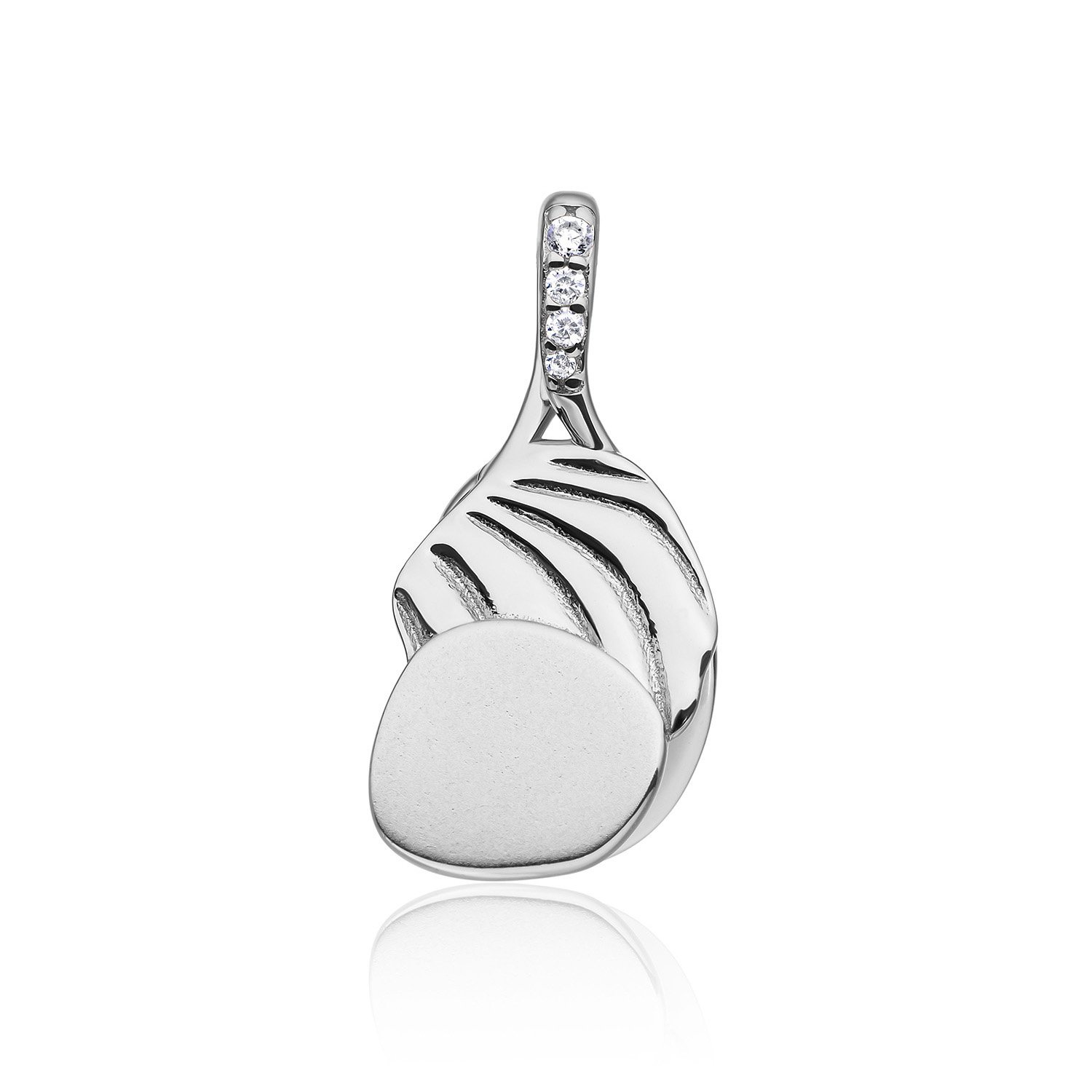Pendant I Uneven Silver - CZ
