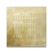 QLOCKTWO LARGE GOLD