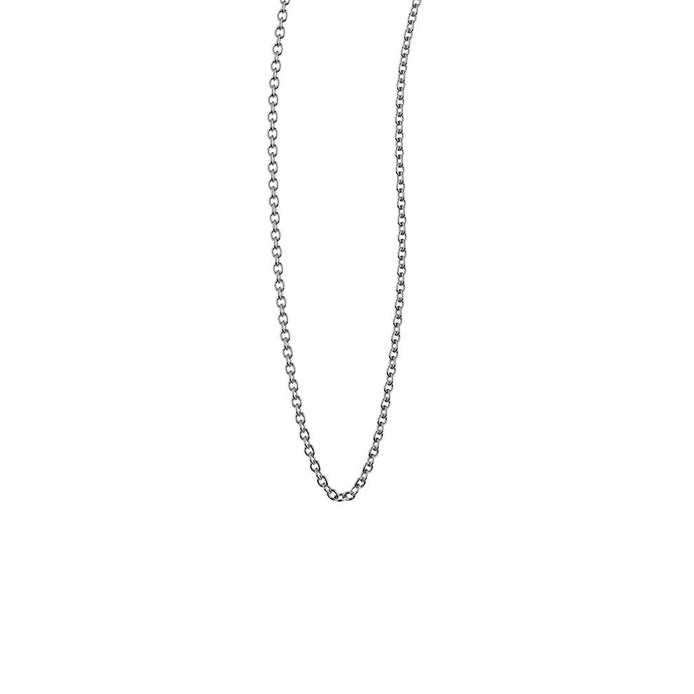 een platina collier van Niessing 43cm .