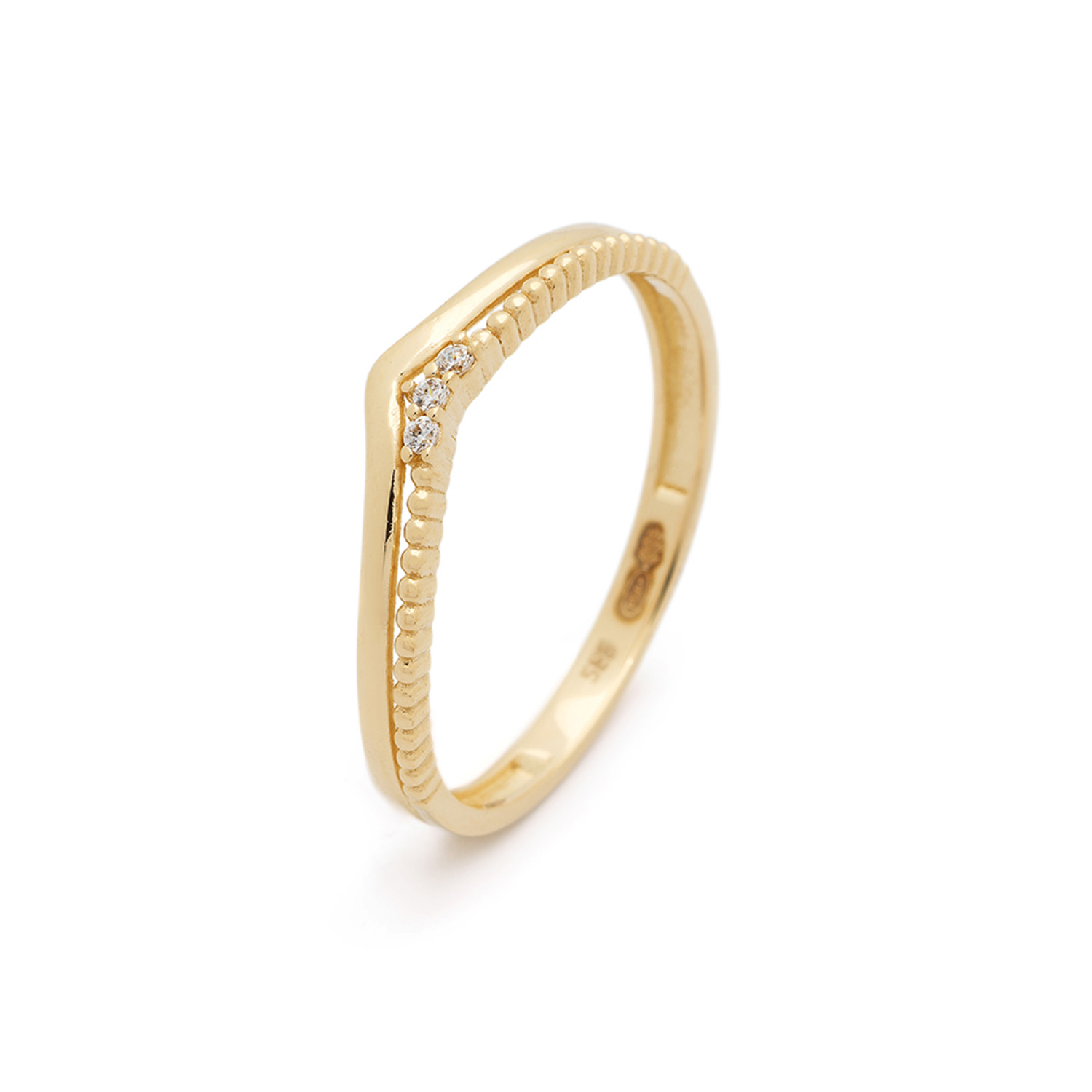 Hou je van klassieke sieraden? Dan is deze prachtige 14 karaat geelgoude ring van Glow helemaal jouw ding! De ring heeft een v-vorm en bestaat uit een dubbele band. De stralene zirkonia's maken deze prachtige ring helemaal af.

GLOW
Benadruk jouw stijl met de verfijnde sieraden van GLOW en laat je inspireren door de uitgebreide collectie 14 karaats gouden sieraden van de hoogste Europese kwaliteit. Ontworpen om elke dag te dragen. Naast tijdloze ontwerpen bestaat de collectie ook uit hippe sieraden; zoals minimalistische gouden kettingen en grafische oorknopjes. Wil je een beetje extra stralen? Kies dan voor flonkerende zirkonia of ga voor luxe met onze geraffineerde diamanten sieraden.
  
  Specificaties
  - 214.1284
  - Ring
  - 14 karaat goud
  - Maat 54