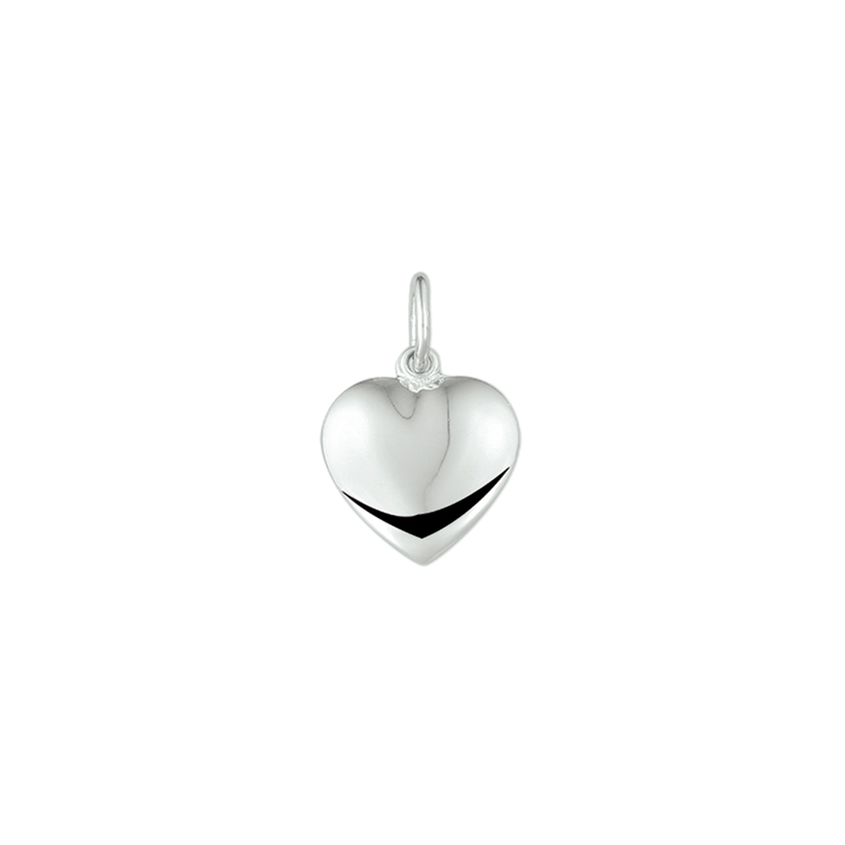 hanger hartje zilver gerhodineerd