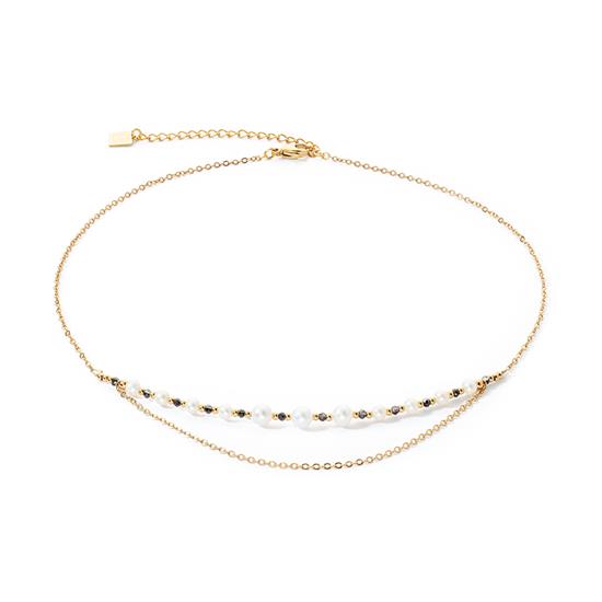 Dit is een collier van het merk Coeur de Lion gemaakt voor dames.