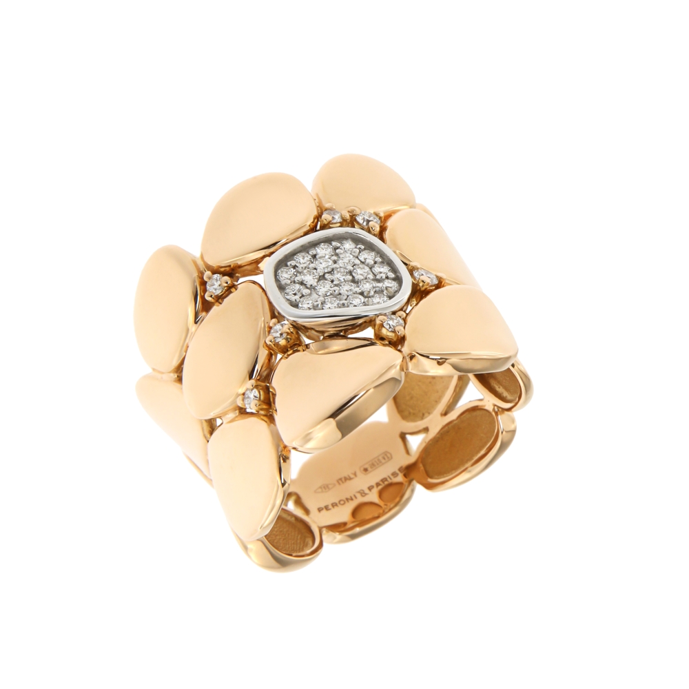 Dit is een ring van het merk Peroni and Parise gemaakt voor dames.
De specificaties zijn als volgt:
Ringmaat: 53