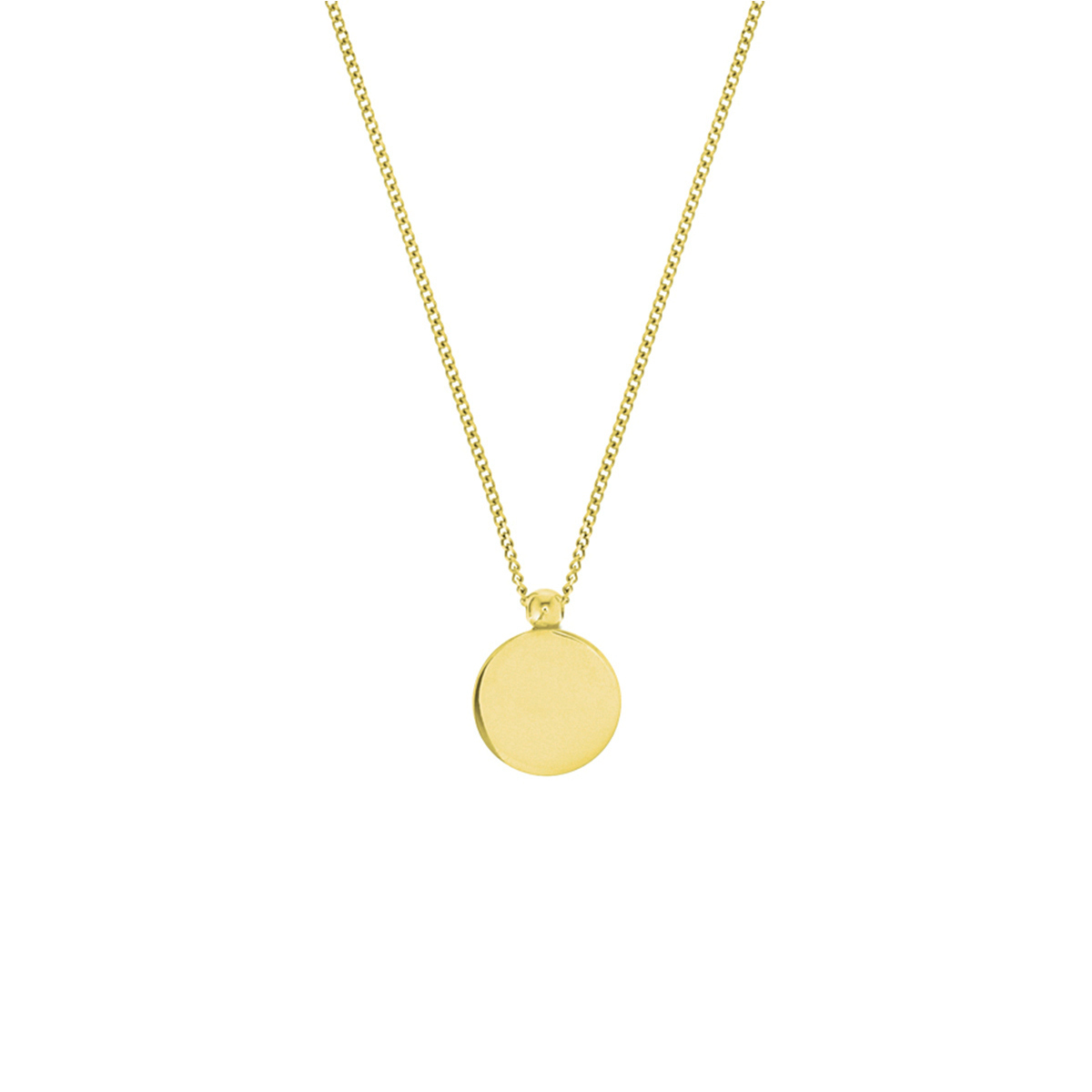 Beschrijving: Geelgoud op zilveren gourmet collier met een ronde hanger en een stevige karabijn sluiting. Het collier heeft een draaglengte van 41cm en een extensie van 5cm. De schakelbreedte is 1mm en het rondje heeft een diameter van 10mm. Door het simplistische model is dit collier met hanger gemakkelijk te combineren met andere sieraden uit onze collectie of uit je eigen stash!
Verpakt per: 1
Doelgroep: dames
Kortste lengte: 41 mm
Langste lengte: 46 mm