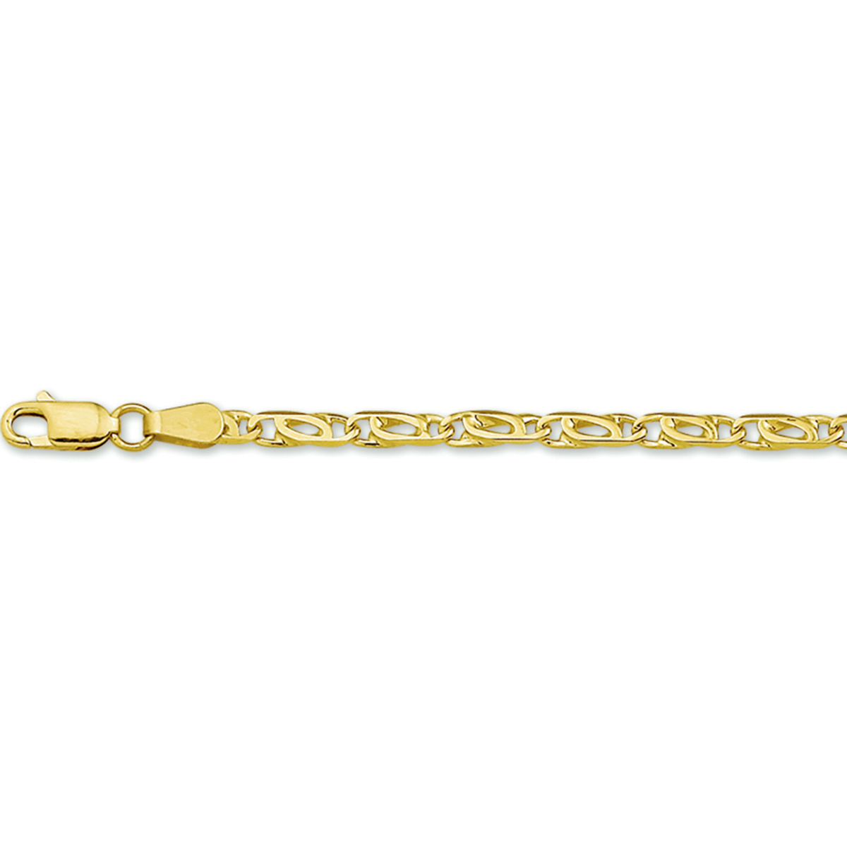 585 goud | 3.3mm | valkenoog schakel