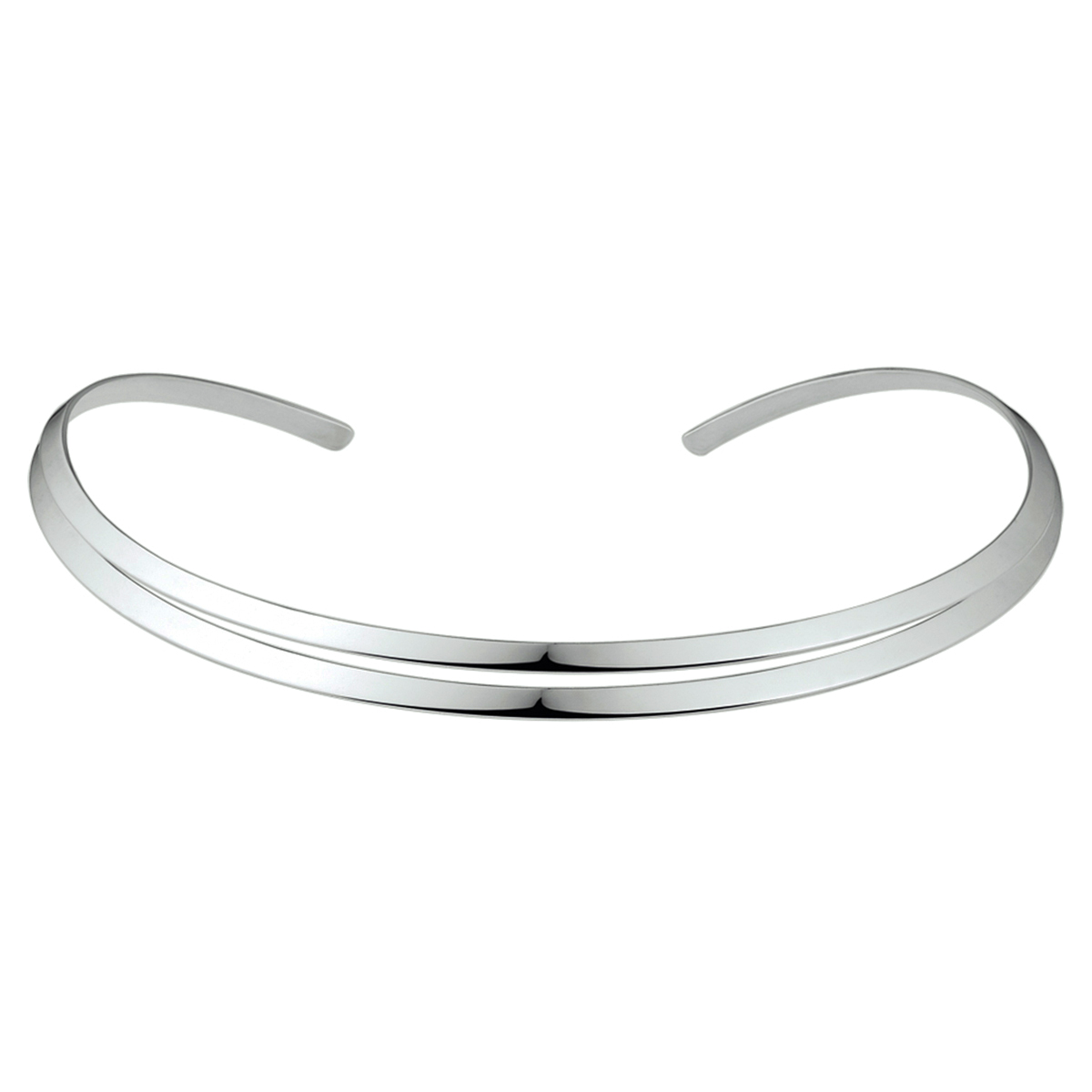 Beschrijving: Zilveren spang collier.
Doelgroep: dames
Breedte: 12 mm