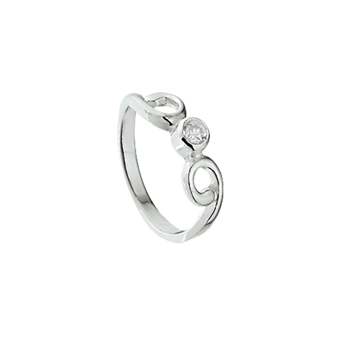 Doelgroep: kinderen
Ringmaat: 13.50 mm (43)
Breedte: 4.5 mm
Zetting: solitaire (kastzetting)