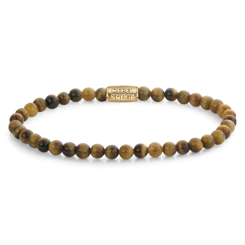 Deze armband is van het merk Rebel & Rose. Het is een damessieraad. De armband is bruin van kleur.