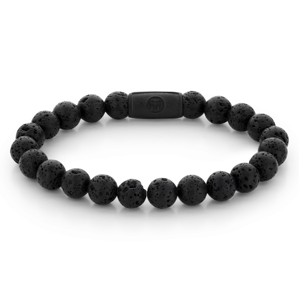Deze armband is van het merk Rebel & Rose. Het is een herensieraad. De armband is grijs van kleur.