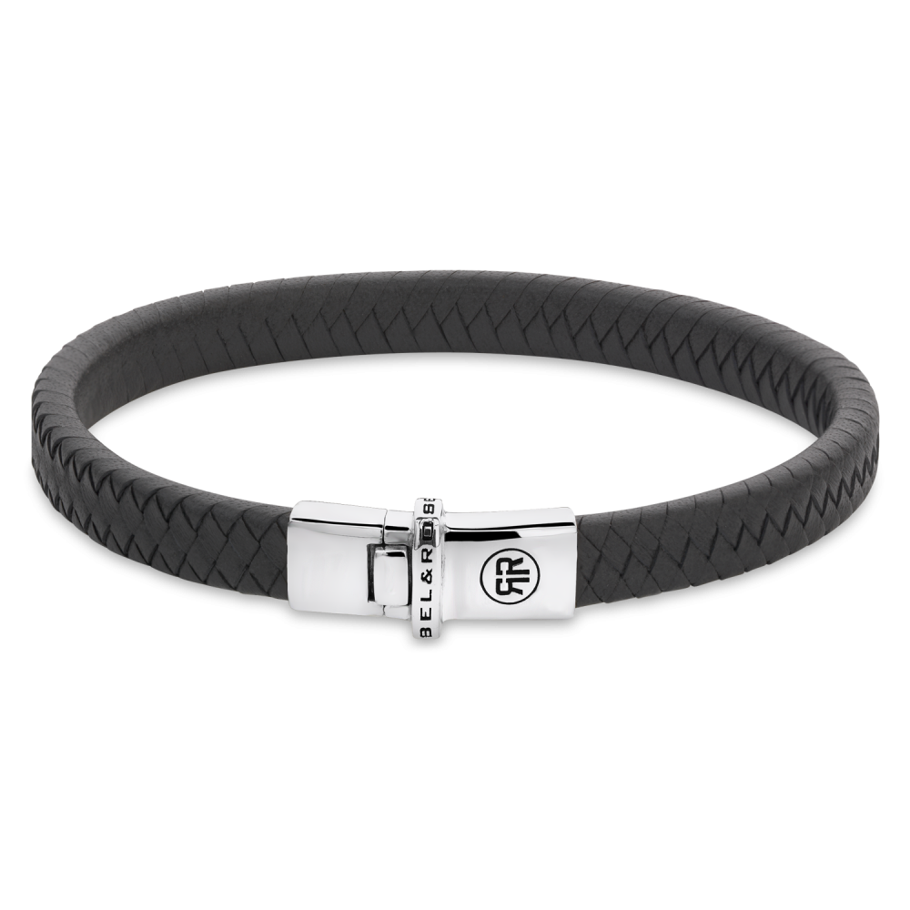 Leren armband van het merk Rebel & Rose. De armband is handmade op Bali met de mooiste leer-soorten en een Sterling Zilveren sluiting (925).