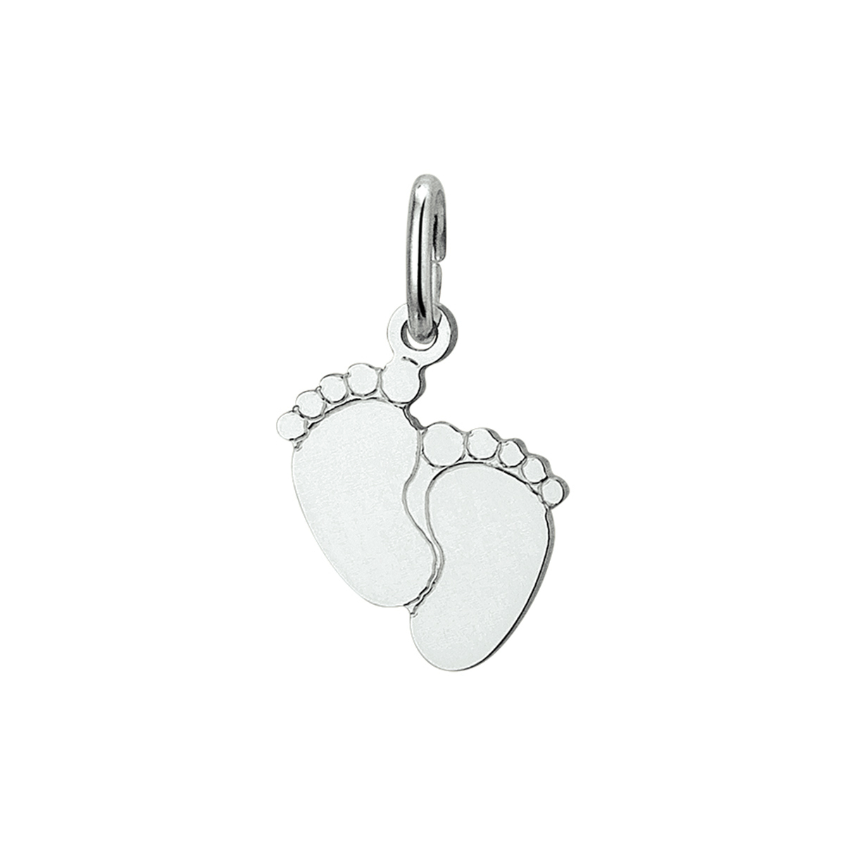 Beschrijving: Zilveren hanger in de vorm van voeten met een afmeting van 14.5x11mm uitgevoerd met een stevig hangoog.
Doelgroep: dames
Breedte: 11 mm
Hoogte: 14.5 mm