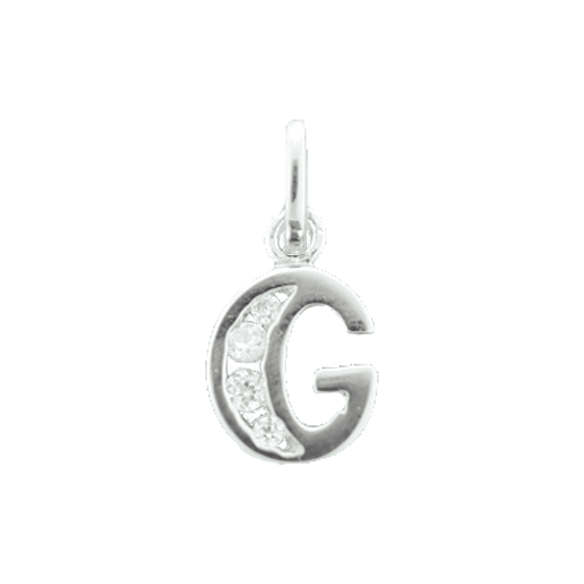 Beschrijving: Gerhodineerd zilveren hanger letter G met een hoogte van 11mm en een breedte van 7.5mm. Uitgevoerd met een schitterende rij van zirkonia.
Uniekenummer serie: 33598
Verpakt per: 1
Doelgroep: unisex
Zetting: alliance (rail zetting)