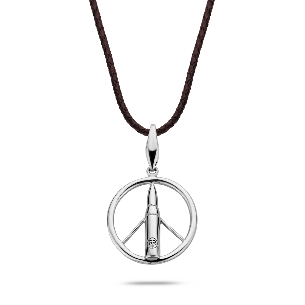 Deze collier is van het merk Rebel & Rose. Het is een unisexsieraad. De collier is bruin van kleur.