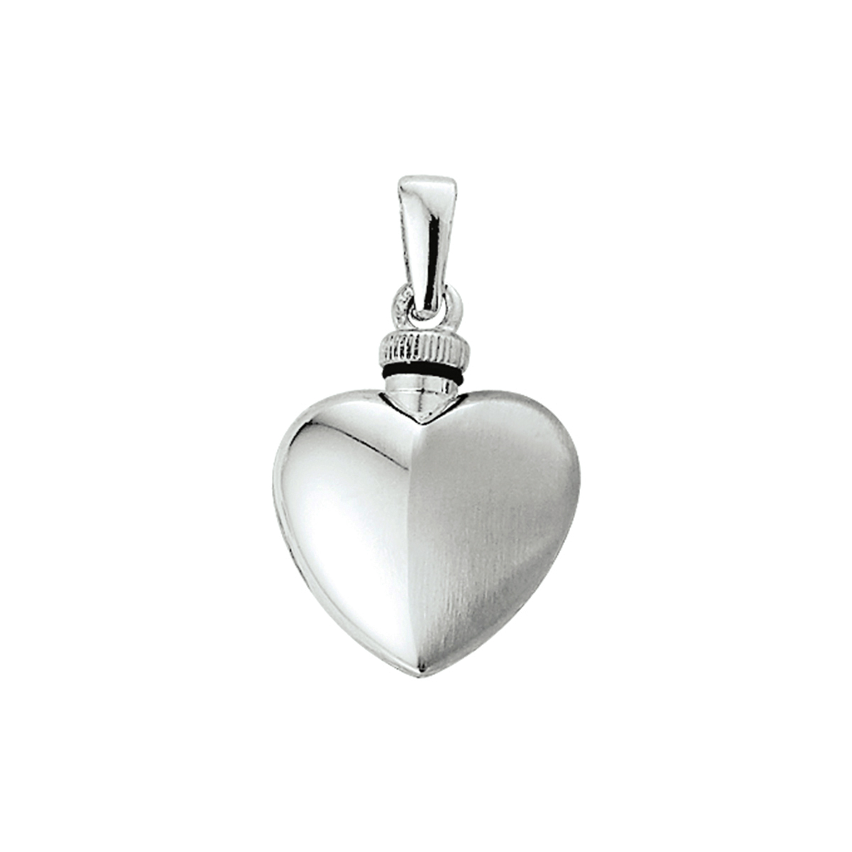 Zilveren hanger | urn | te vullen met as of haar