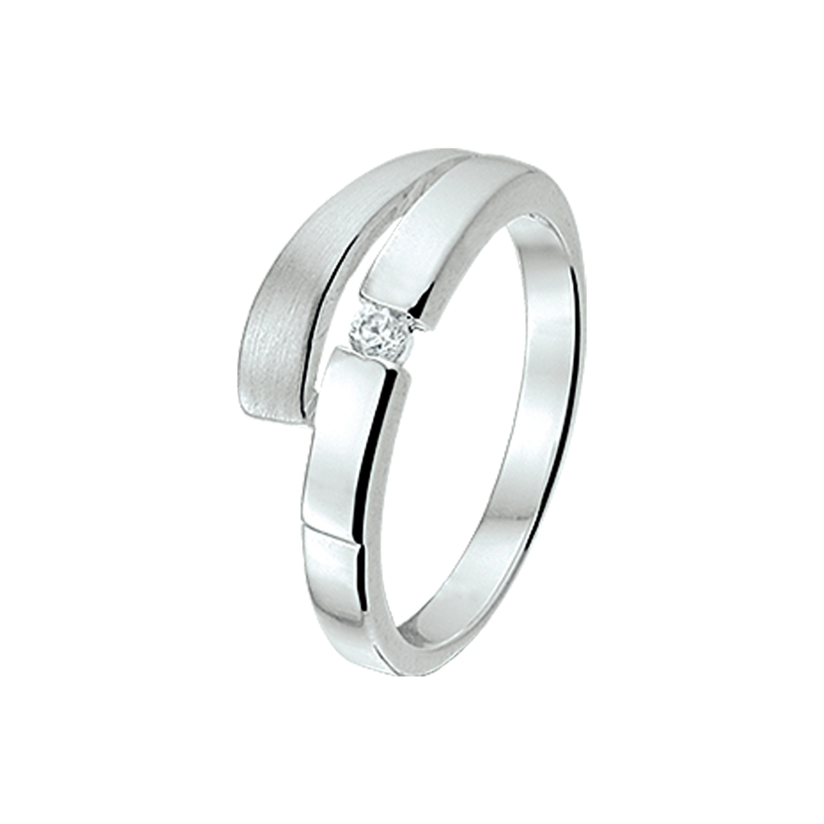 Beschrijving: Gerhodineerd poli mat zilveren damesring van 7mm breed uitgevoerd met een luxe ingespannen briljant geslepen zirkonia. De schitterende zirkonia steen maakt deze ring tot een ware eyecatcher.  Tip: Combineer de ring met bijpassende sieraden uit onze collectie en creeer zo een schitterende set.
Uniekenummer serie: 31763
Verpakt per: 1
Doelgroep: dames
Ringmaat: 17.00 mm (53)
Breedte: 7 mm
Zetting: solitaire (span zetting)