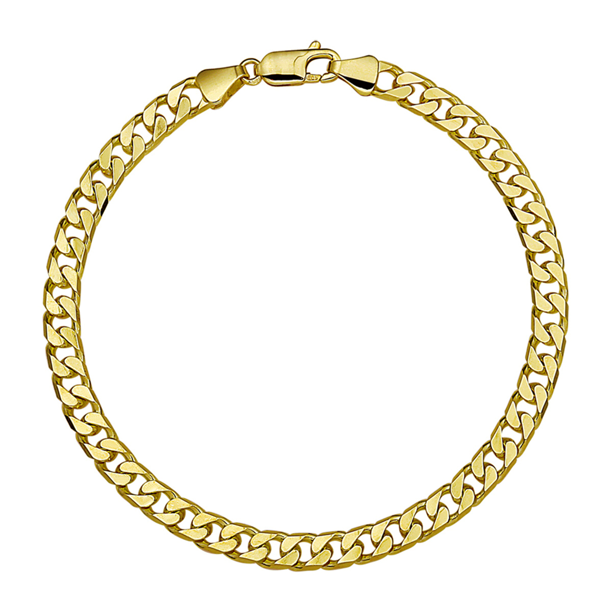 Beschrijving: Geelgouden armband met geslepen gourmet schakel. 
Uniekenummer serie: 27415
Verpakt per: 1
Doelgroep: heren
Breedte: 5.1 mm
Langste lengte: 21 mm