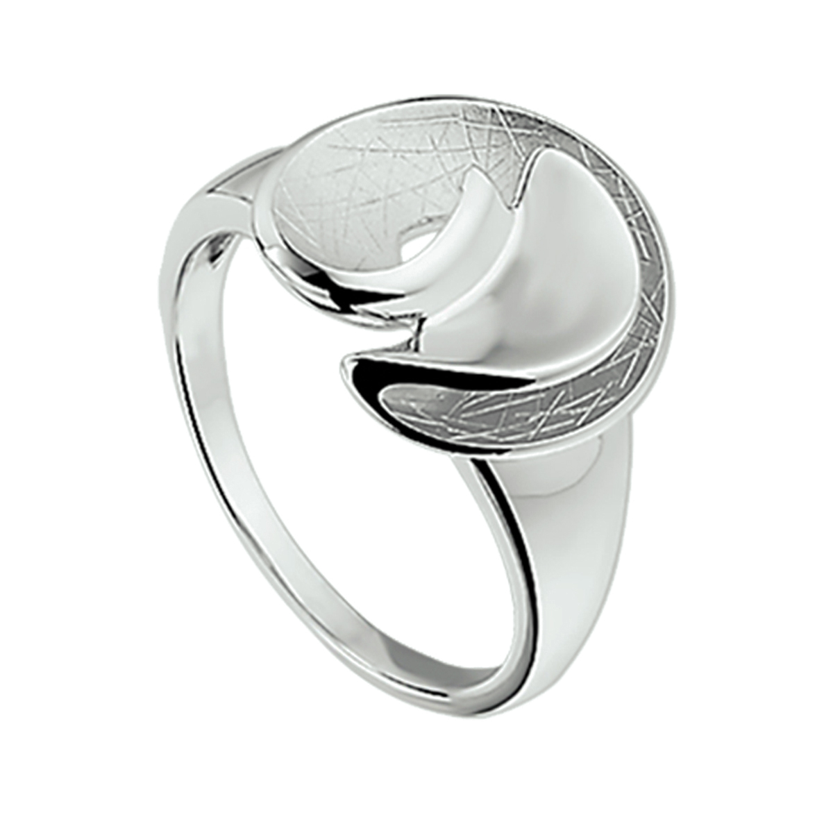 Zilveren dames ring