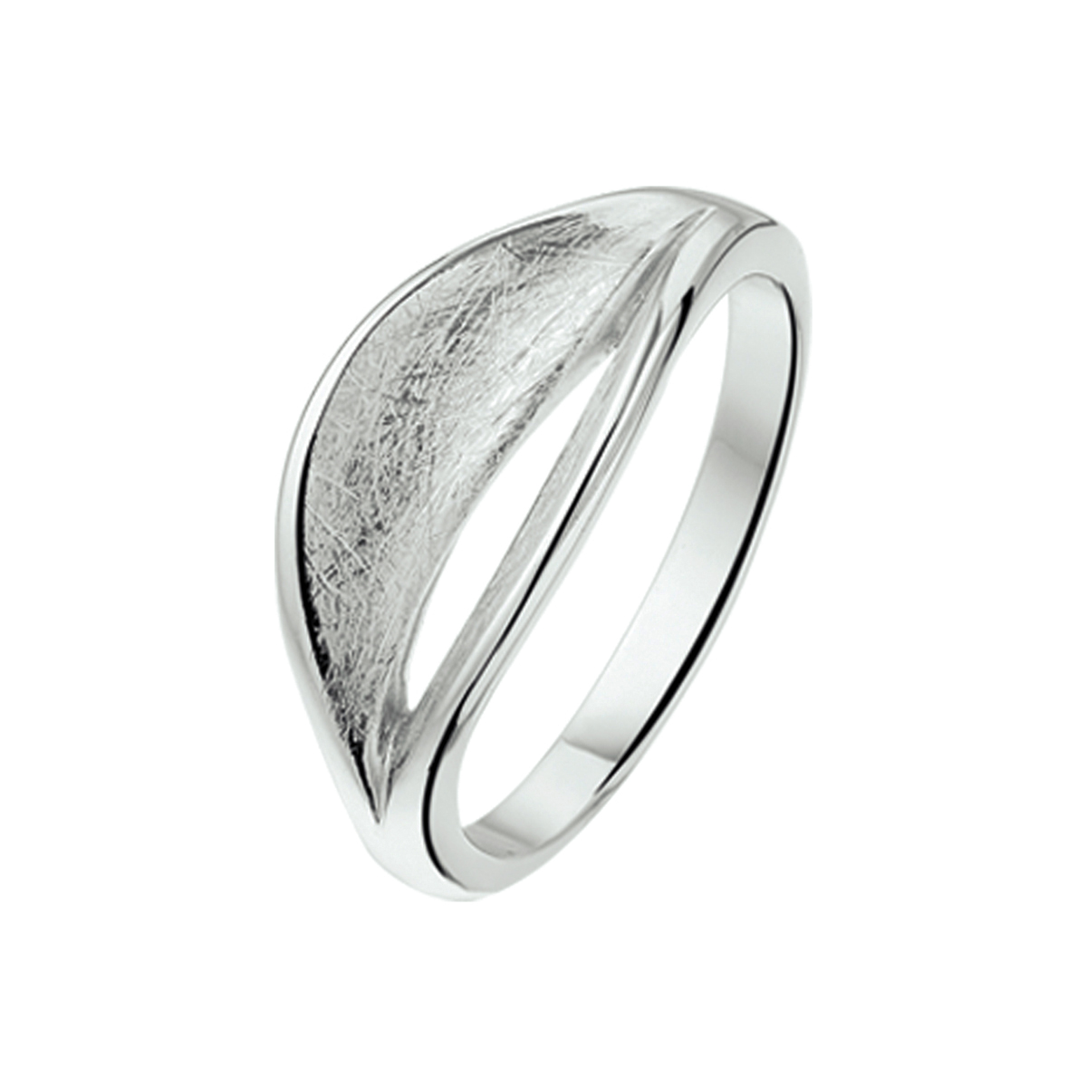 Zilveren dames ring