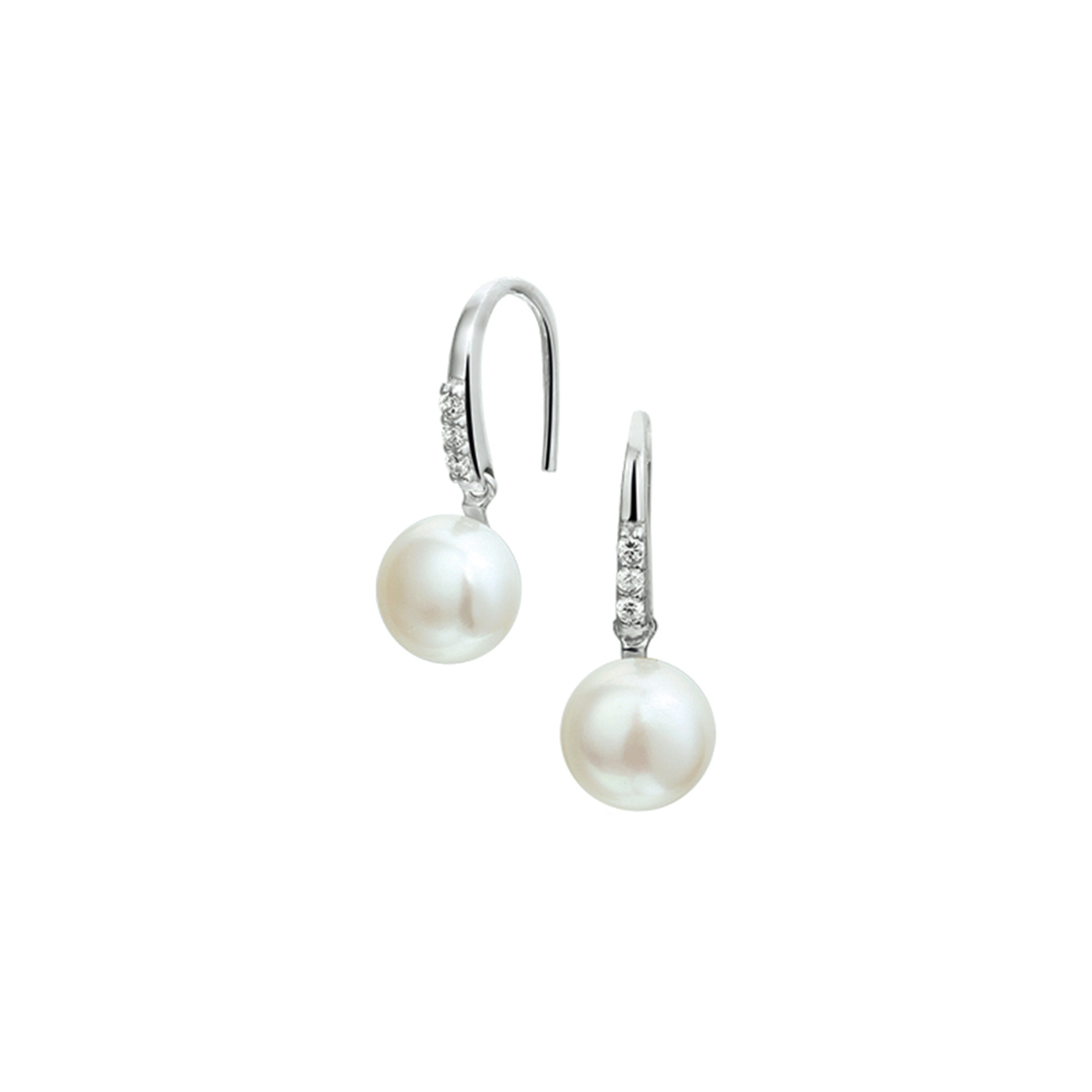 Beschrijving: Gerhodineerd zilveren oorhangers met zoetwaterparel en zirkonia.
Verpakt per: 1
Doelgroep: dames
Hoogte: 22 mm