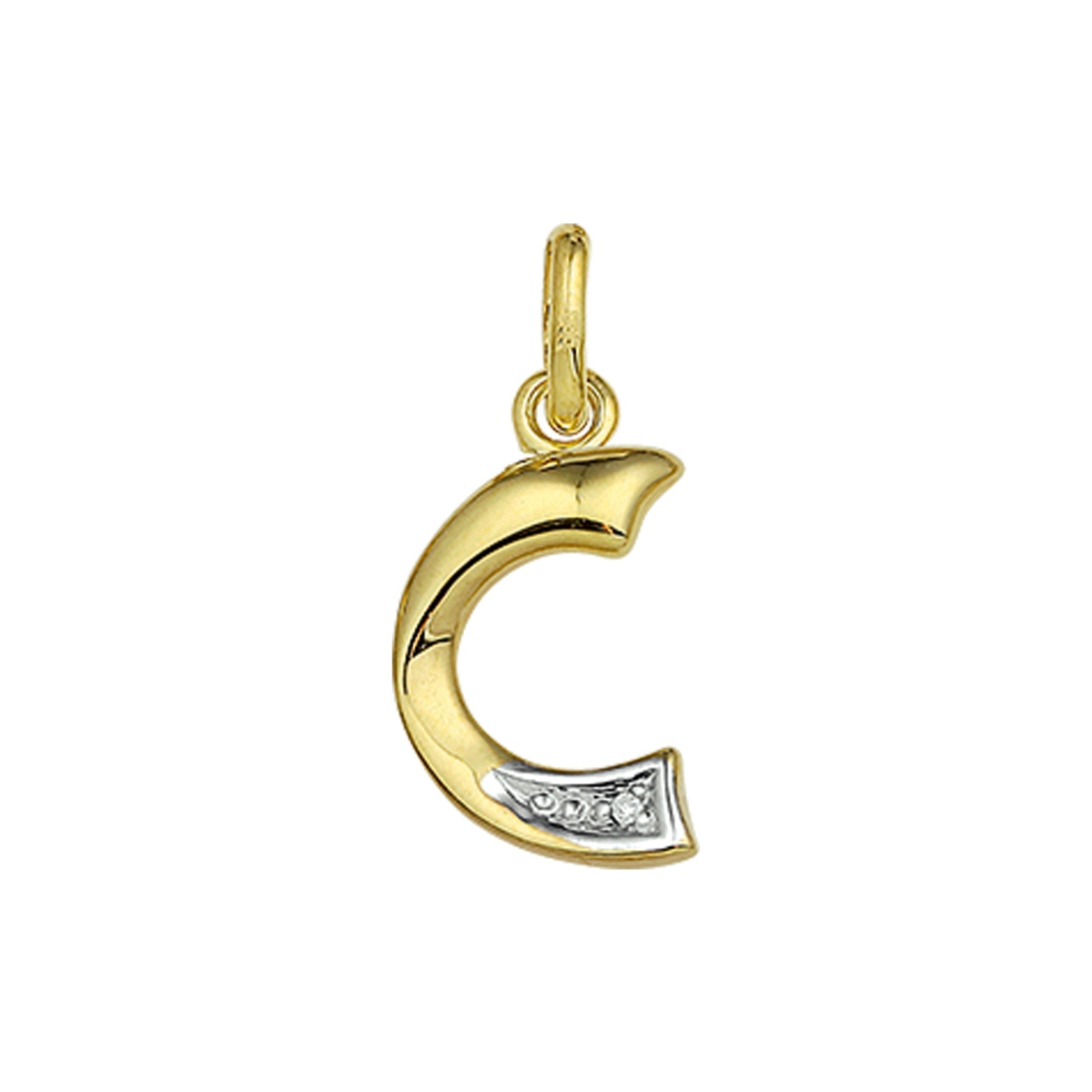 Beschrijving: Creeer een heel persoonlijk collier met deze diamant letter hanger. Kies de initialen van een dierbare je geliefde of misschien wel gewoon die van jezelf! Details: Geelgouden hanger met de letter C en een afmeting van 15.5x9.5mm.