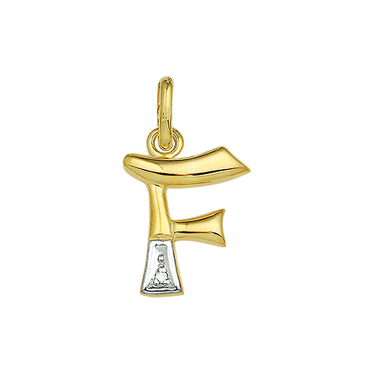 Beschrijving: Creeer een heel persoonlijk collier met deze diamant letter hanger. Kies de initialen van een dierbare je geliefde of misschien wel gewoon die van jezelf! Details: Geelgouden hanger met de letter F en een afmeting van 14.5x11mm.
Uniekenummer serie: 35772
Verpakt per: 1
Doelgroep: dames
Zetting: solitaire