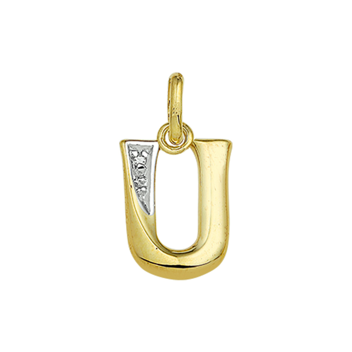 Beschrijving: Creeer een heel persoonlijk collier met deze diamant letter hanger. Kies de initialen van een dierbare je geliefde of misschien wel gewoon die van jezelf! Details: Geelgouden hanger met de letter U en een afmeting van 14x9.5mm.
Uniekenummer serie: 35772
Verpakt per: 1
Doelgroep: dames
Zetting: solitaire