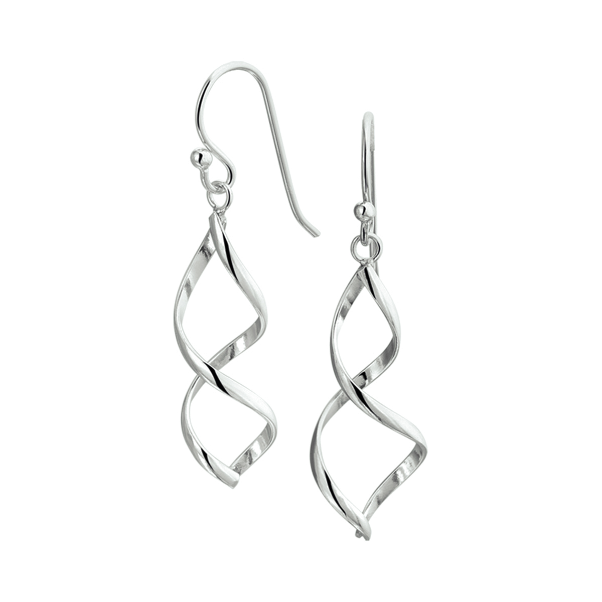Beschrijving: Gerhodineerd zilveren oorhangers. 
Verpakt per: 1
Doelgroep: dames
Breedte: 9 mm
Hoogte: 40 mm