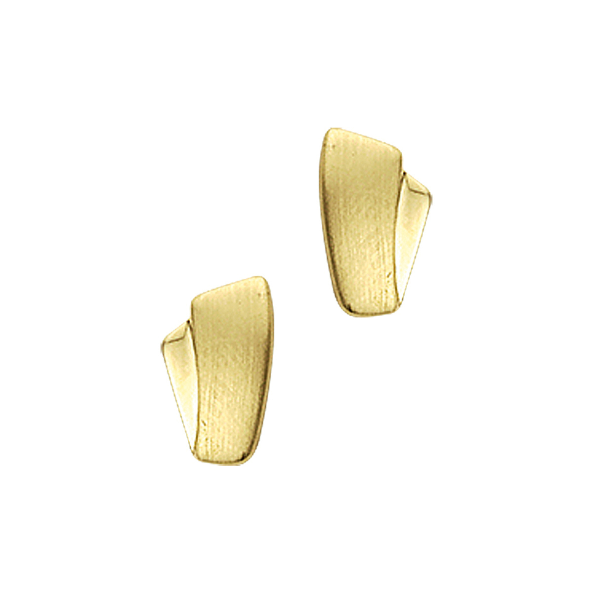 gouden oorstekers,  fantasie mat/poly