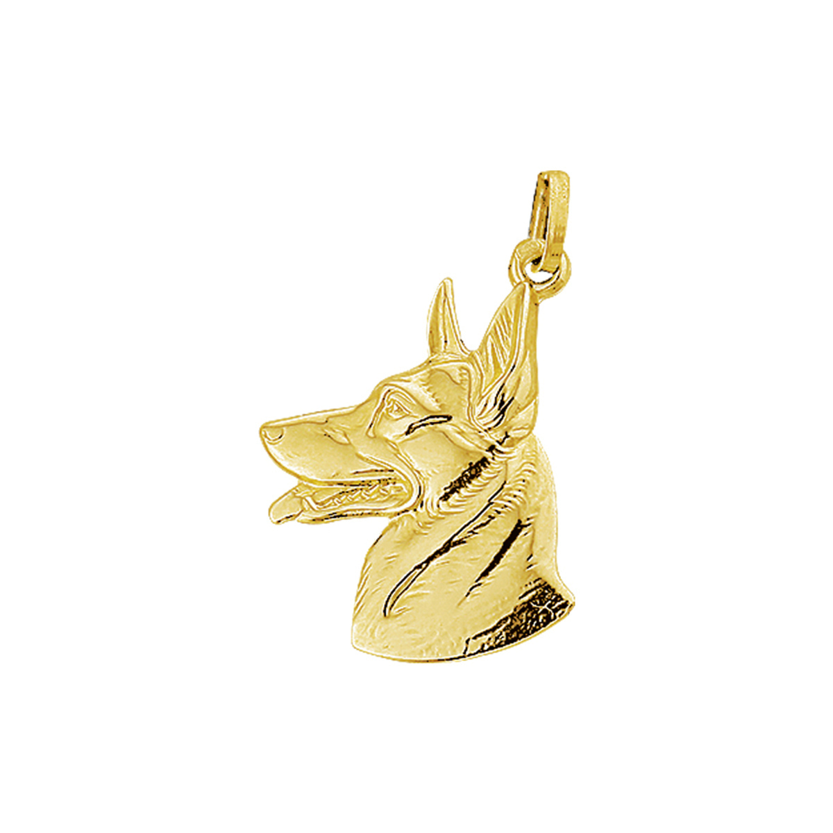Beschrijving: Geelgouden bedel met een herdershond.
Verpakt per: 1
Doelgroep: unisex
Breedte: 19 mm
Hoogte: 25 mm