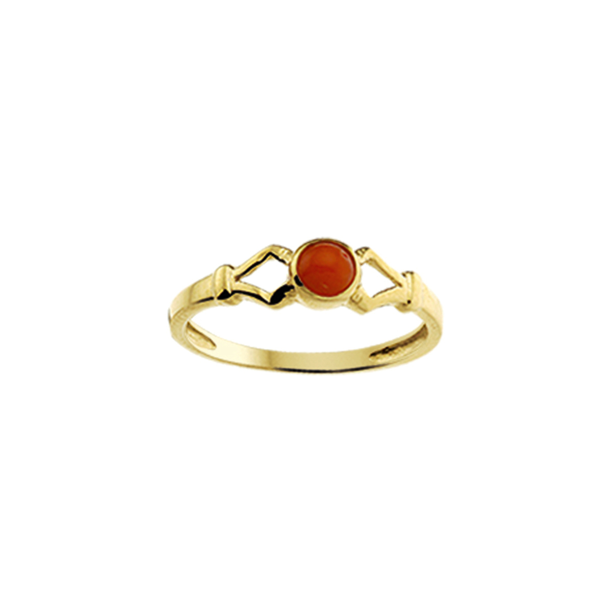 ring koraal 14K geelgoud