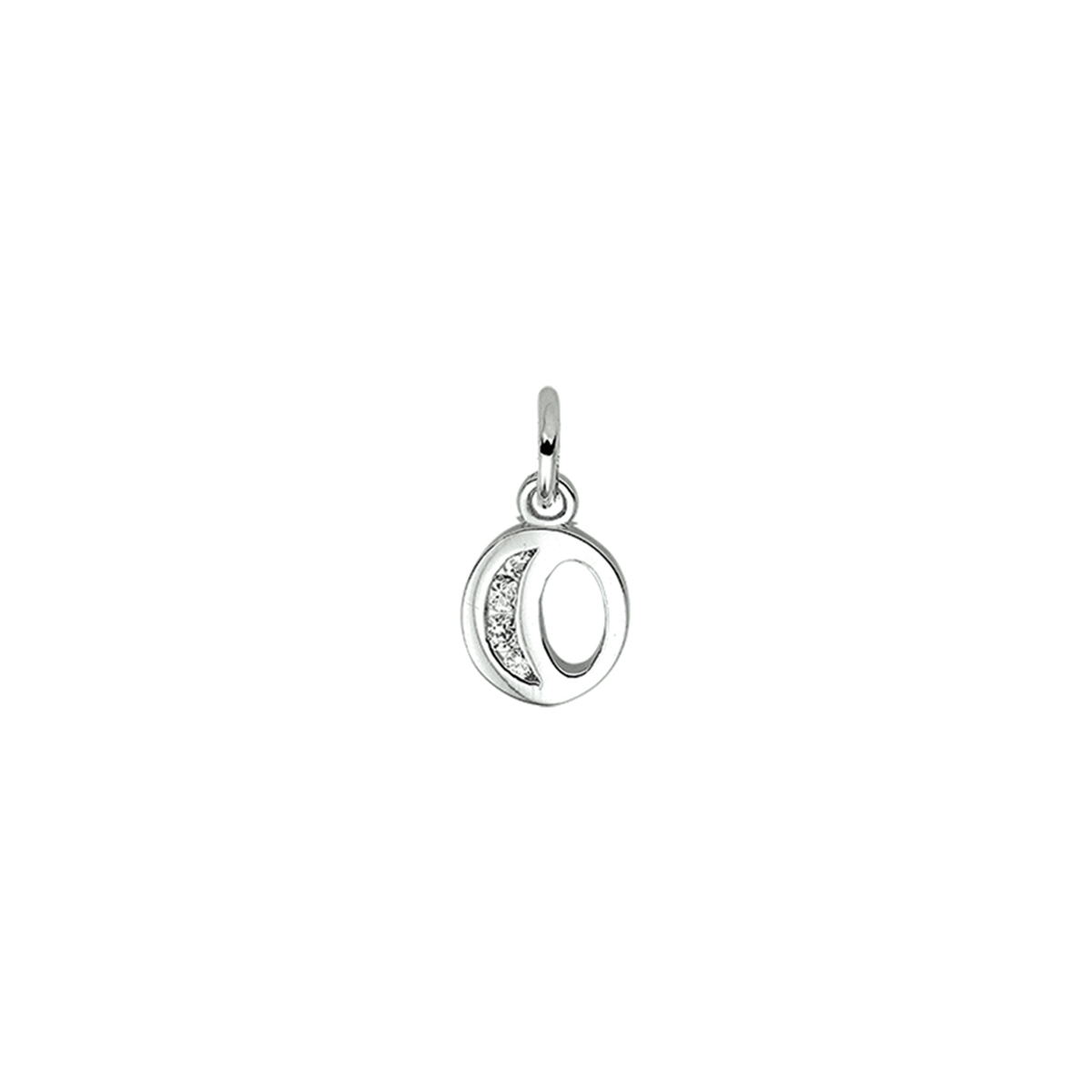Huiscollectie Hanger letter O zirkonia 13.22039