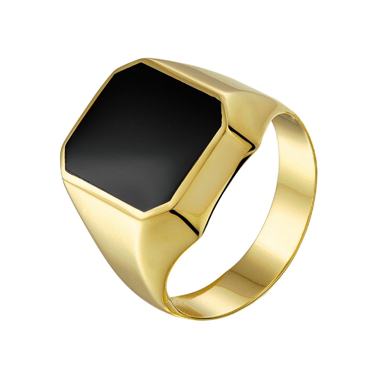 Beschrijving: Geelgouden zegelring met zwart onyx.
Uniekenummer serie: 34344
Verpakt per: 1
Doelgroep: heren
Ringmaat: 21.00 mm (66)
Breedte: 15 mm
Hoogte: 17 mm