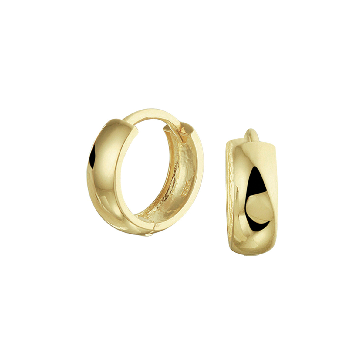 Deze prachtige gouden klapoorringen hebben een bol design en zijn 11.5x4mm groot. Ze zijn ideaal om dagelijks te dragen en geven elke outfit een stijlvolle touch. De ringen zijn gemaakt van hoogwaardig materiaal en zijn lichtgewicht en comfortabel om te dragen. Combineer ze moeiteloos met andere sieraden voor een trendy look. Geef jezelf of een geliefde een prachtig cadeau met deze schitterende oorbellen.
