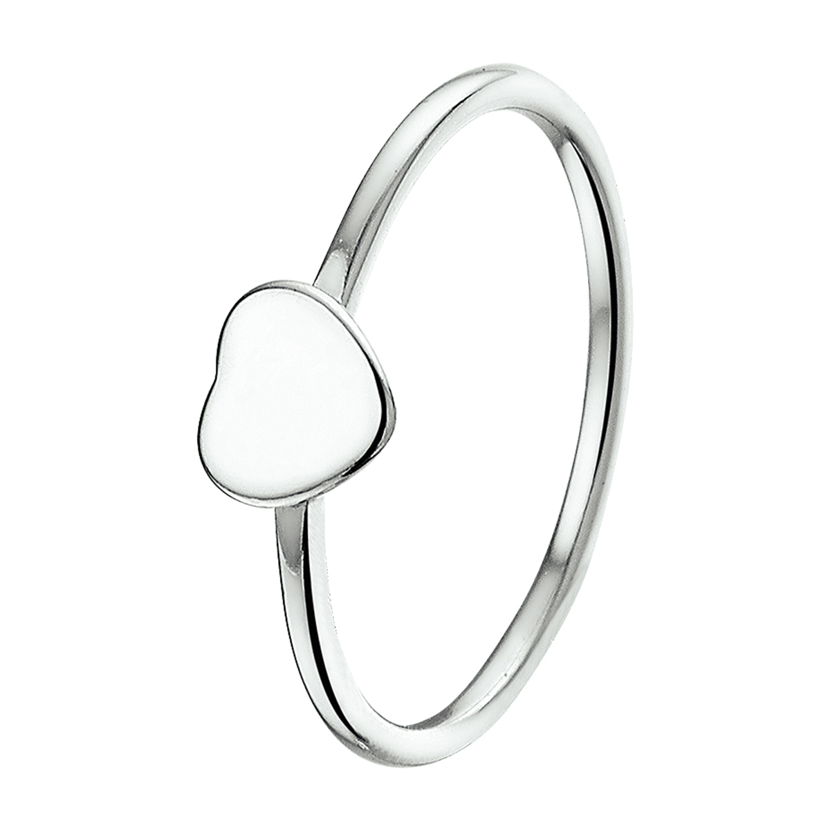 Zilveren dames ring