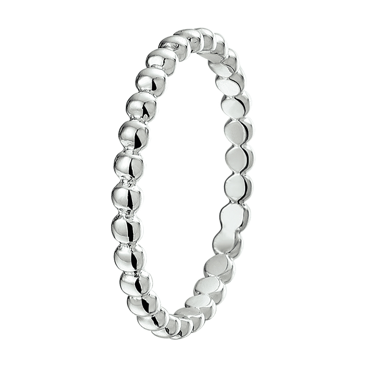 Beschrijving: Trendy gerhodineerd zilveren ring uitgevoerd in een poli afwerking en halve bolletjes. De ring heeft een breedte van 2.1mm en is verkrijgbaar in verschillende maten. De trendy ring is door zijn simplistische model perfect te combineren met andere sieraden uit onze collectie of uit je eigen stash!. INFO: Gerhodineerd zilver is door de rhodiumlaag beter bestand tegen verkleuren en krassen. 
Uniekenummer serie: 37436
Verpakt per: 1
Doelgroep: meisjes
Ringmaat: 14.00 mm (44)
Breedte: 2.1 mm
