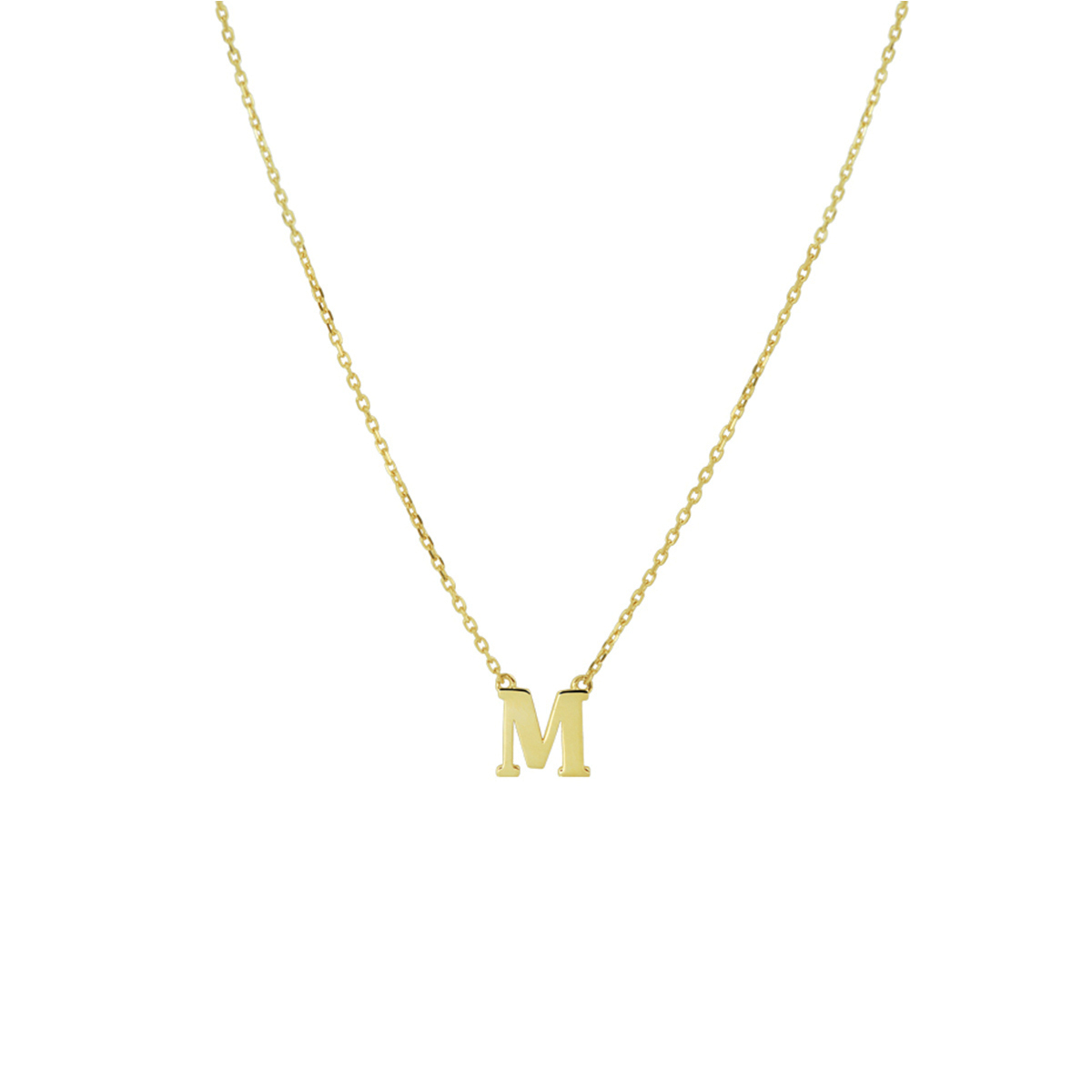 GOUDEN COLLIER LETTER M

14k Geelgouden anker collier uitgevoerd met de letter M. Het collier heeft draaglengtes van 40, 42 en 44cm. De letter heeft een afmeting van 6x6.5mm.
