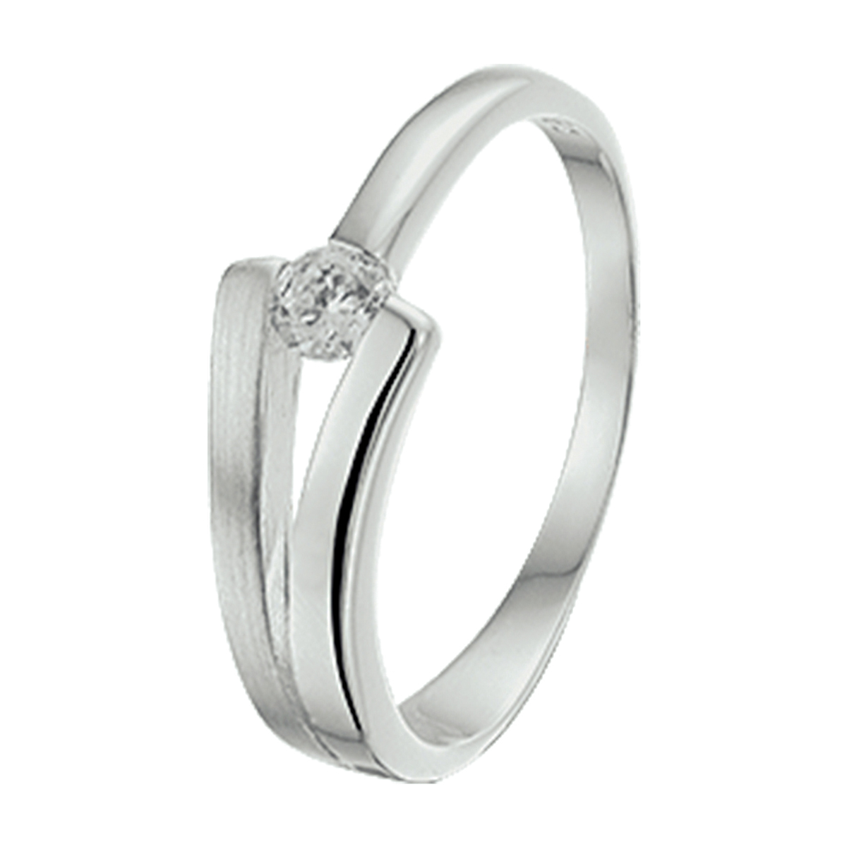 Beschrijving: Zilveren ring met zirkonia.
Uniekenummer serie: 39951
Verpakt per: 1
Doelgroep: dames
Ringmaat: 19.00 mm (60)
Breedte: 6 mm
Zetting: solitaire (span zetting)