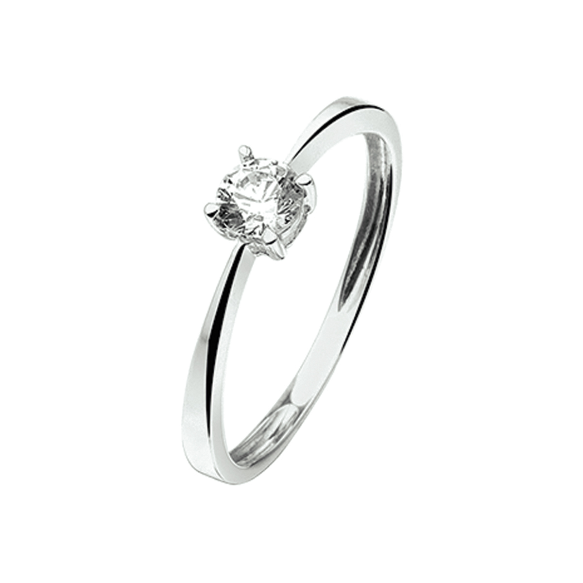 Beschrijving: Een solitair gezette ring is de perfecte balans tussen klassiek en glamour. Deze set staat garant voor een stijlvolle look en de losse items laten zich makkelijk combineren bij andere sieraden. Details: Witgouden ring met zirkonia. De ring is onderdeel van een set. 
Uniekenummer serie: 30324
Verpakt per: 1
Doelgroep: dames
Ringmaat: 17.25 mm (54)
Zetting: solitaire (chatonzetting)