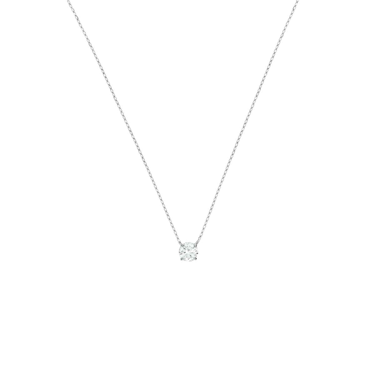 Beschrijving: Witgouden collier met zirkonia. De lengte bedraagt 40cm met 3 extensie-ogen.
Verpakt per: 1
Doelgroep: dames
Breedte: 0.8 mm
Kortste lengte: 40 mm
Langste lengte: 43 mm
Zetting: solitaire (chatonzetting)