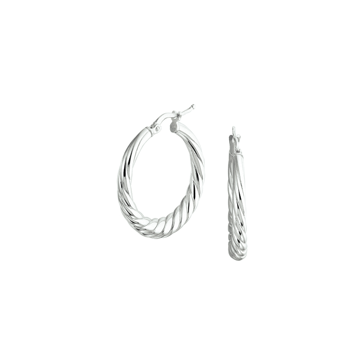 Klassieke gerhodineerd zilveren creolen met een afmeting van 28x4.5mm uitgevoerd met een stevige scharnier sluiting. Door het stijlvolle en verfijnde ontwerp kunnen deze creolen perfect worden gedragen met andere sieraden. Info: Gerhodineerd zilver is door de rhodiumlaag beter bestand tegen verkleuren en krassen.
Doelgroep: dames
Breedte: 4.5 mm