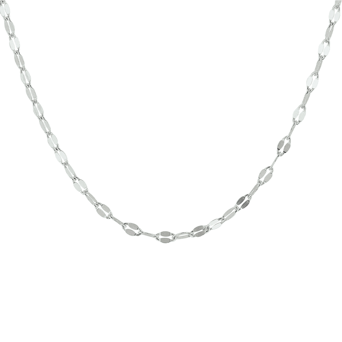 Gerhodineerd zilveren collier uitgevoerd met een stevige karabijn sluiting. Het collier heeft een schakelbreedte van 2.2mm en een draaglengte van 80cm. Door het simplistische design gemakkelijk te combineren met andere zilveren sieraden. Info: Gerhodineerd zilver is door de rhodiumlaag beter bestand tegen verkleuren en krassen.