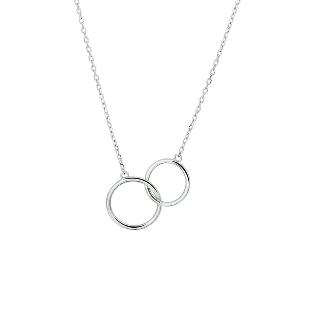 De collier is gemaakt van witgoud en is kleurig. Het is een sieraad voor dames.