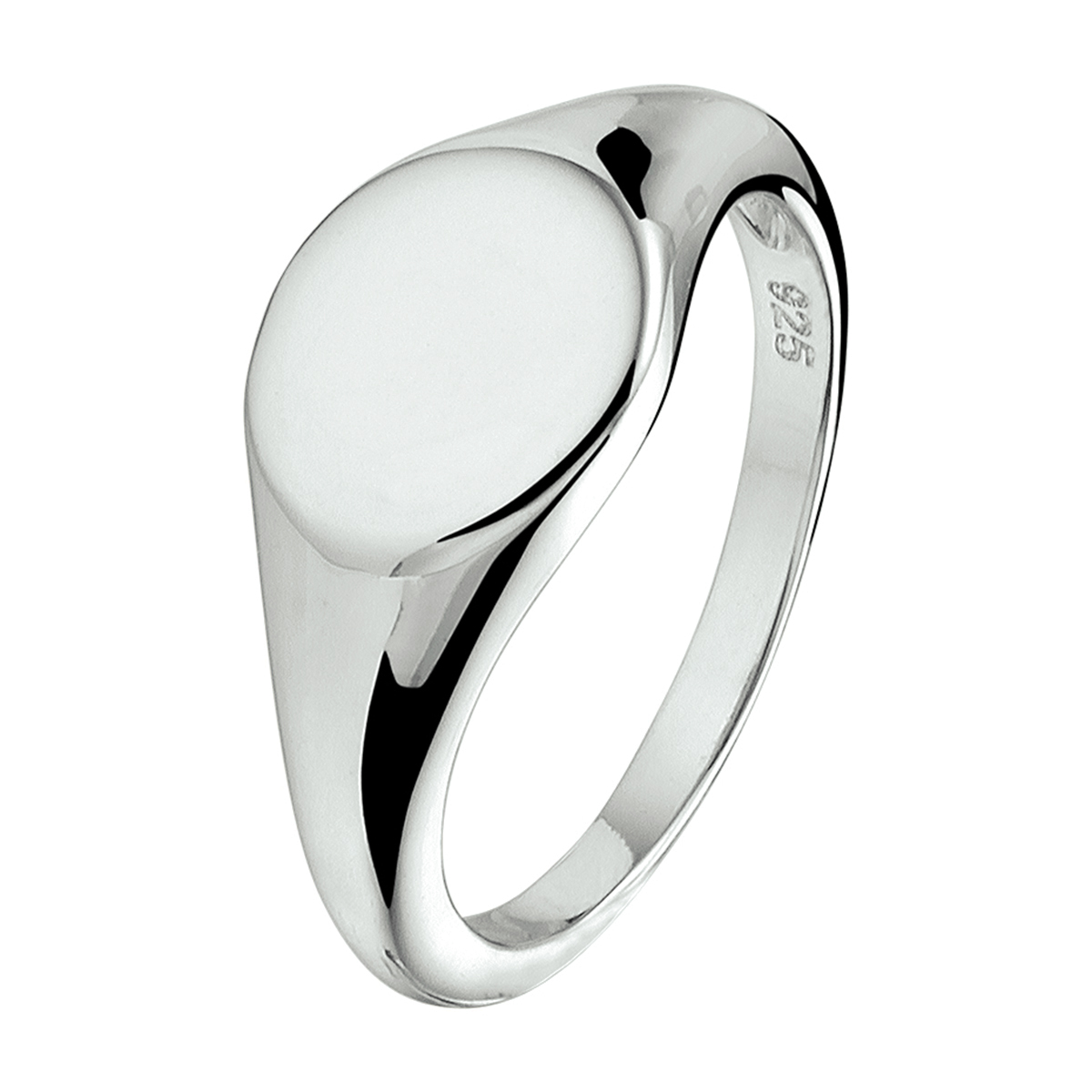 Gerhodineerd zilveren graveerring met een breedte van 8.5mm. De ring geeft je look direct een chique uitstraling. Info: Gerhodineerd zilver is door de rhodiumlaag beter bestand tegen verkleuren en krassen.