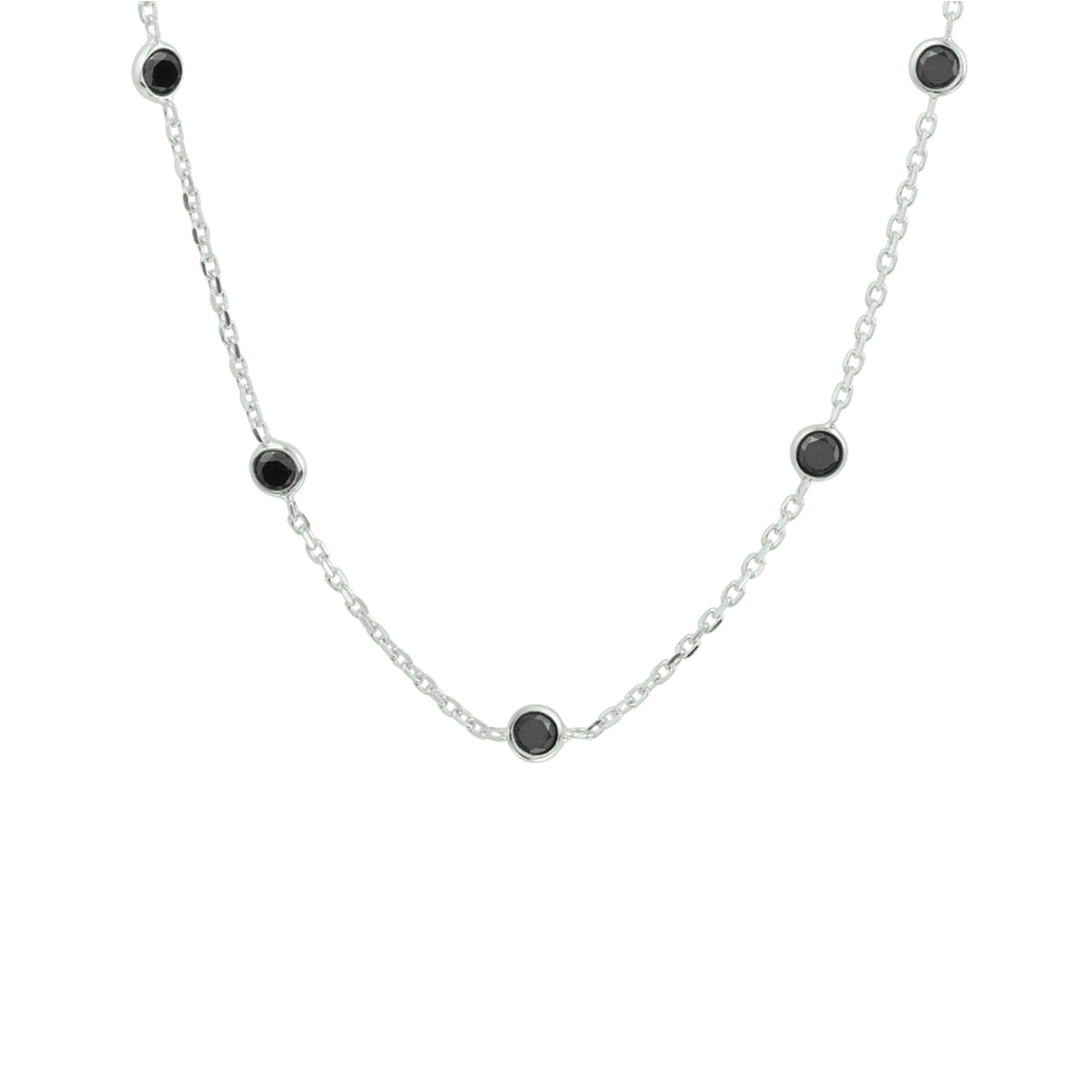Zilveren collier fantasie met zwarte zirkonia's



Kortste lengte: 40
Langste lengte: 44

Zetting: kastzetting
