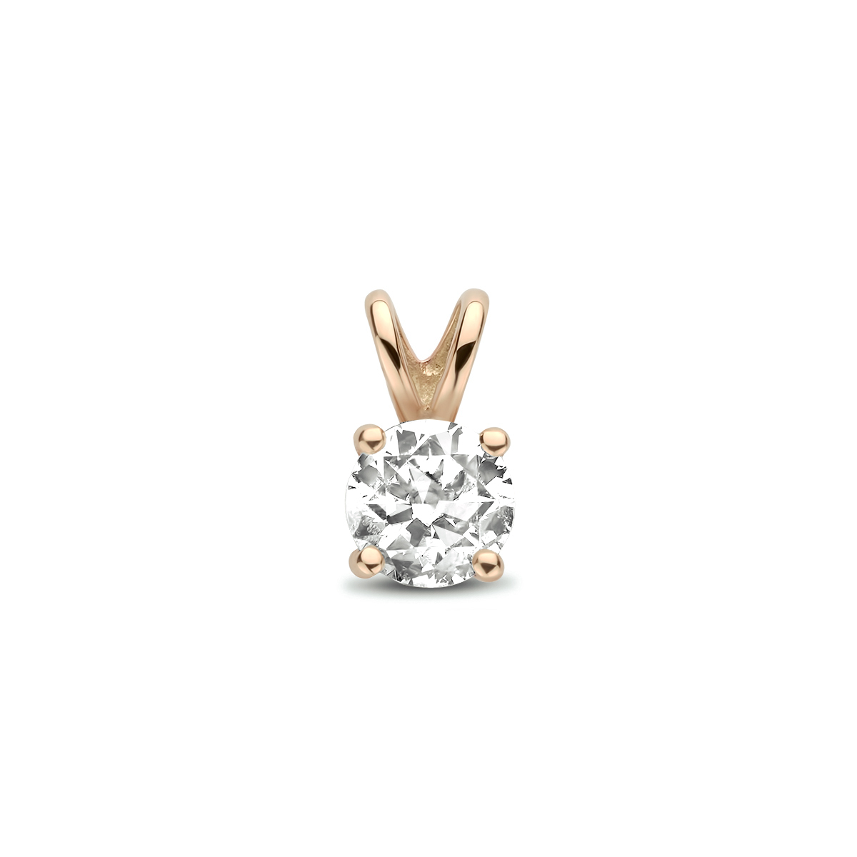 Beschrijving: Rosegouden hanger met zirkonia.
Verpakt per: 1
Doelgroep: dames
Zetting: solitaire (chatonzetting)