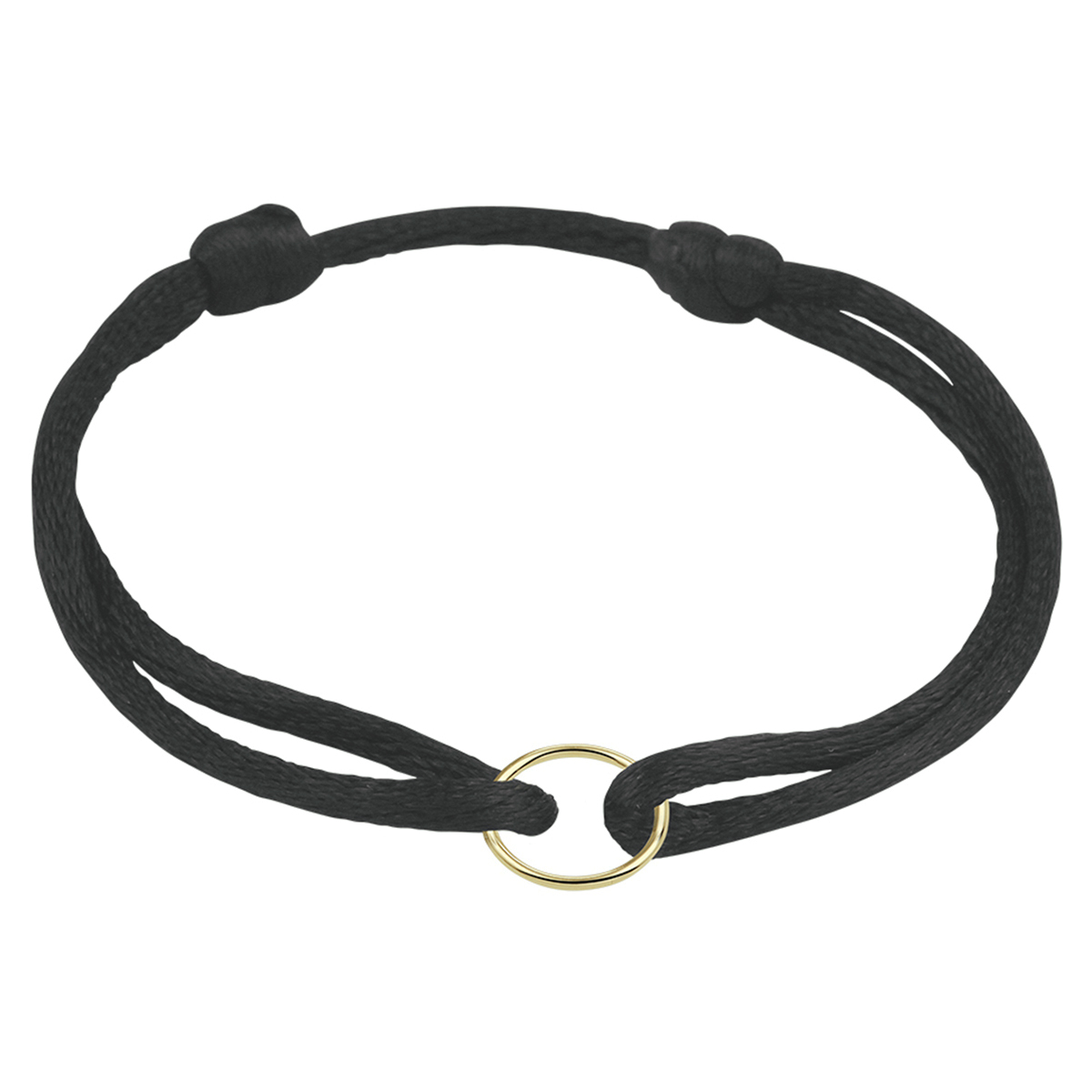 Armband zijde rondje