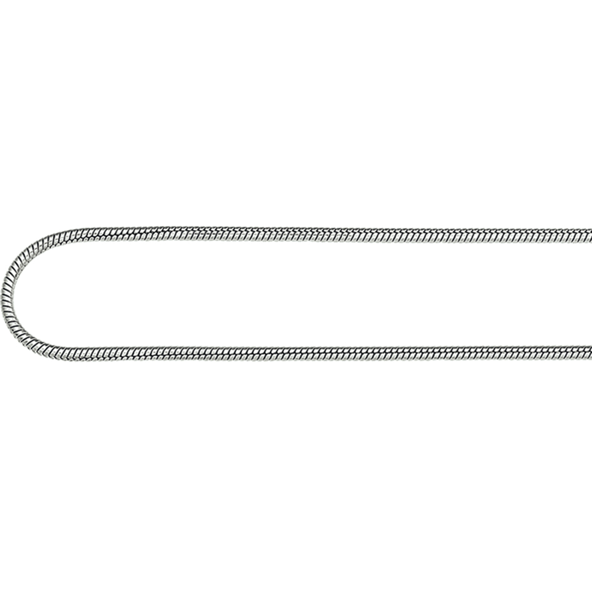 Beschrijving: Stalen slang collier. 
Uniekenummer serie: 29554
Verpakt per: 1
Doelgroep: dames
Breedte: 1.5 mm
Langste lengte: 50 mm