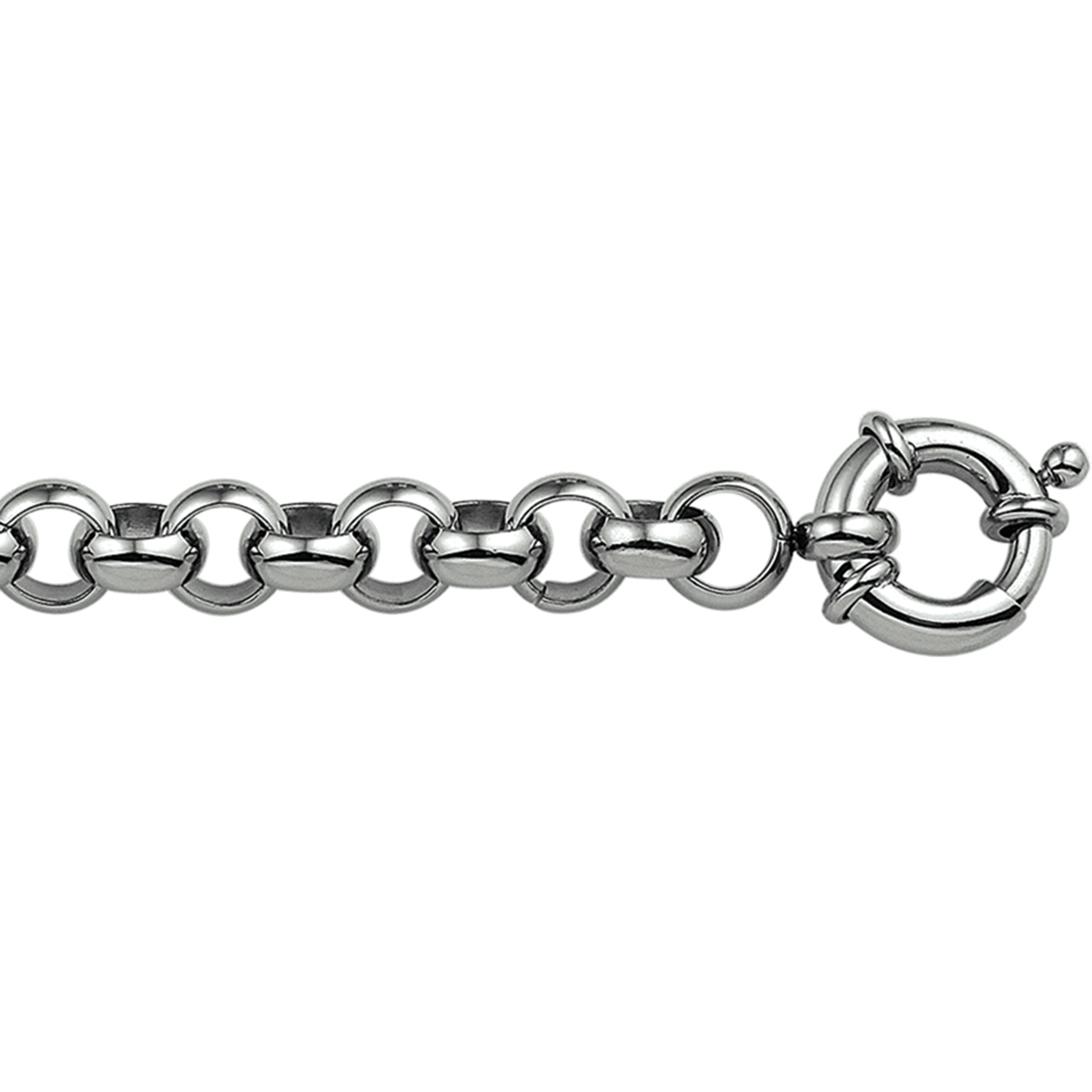 Stalen Jasseron Schakel Armband 