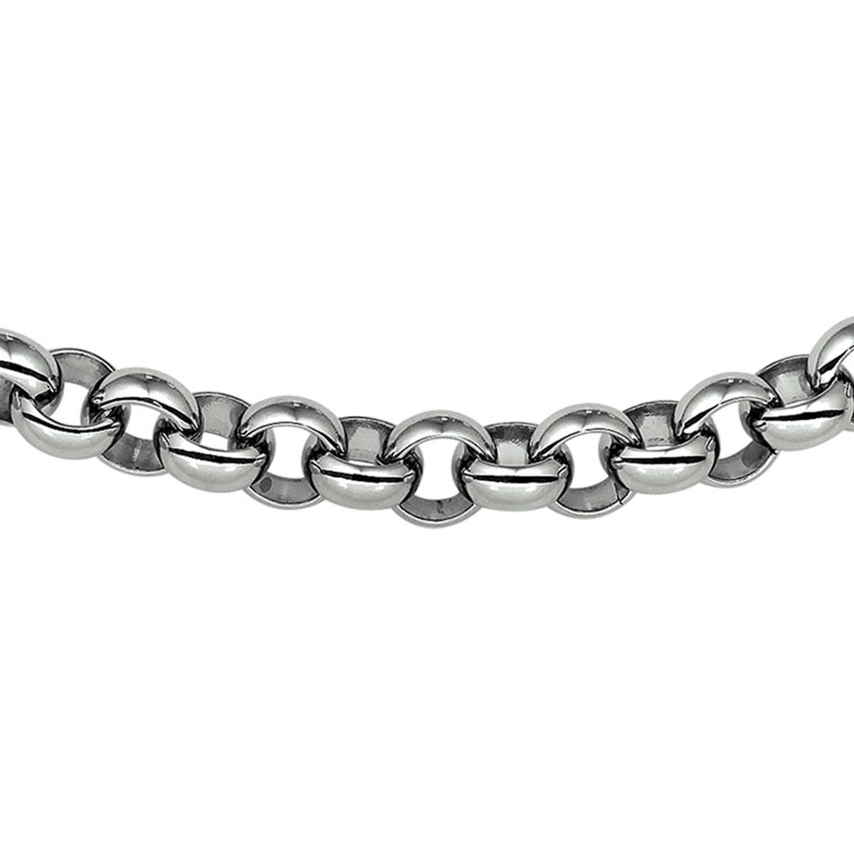 Beschrijving: Stalen collier met jasseron schakel. 
Uniekenummer serie: 31815
Verpakt per: 1
Doelgroep: dames
Breedte: 7 mm
Langste lengte: 45 mm